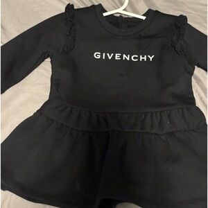 Black Toddler girl Givenchy Dress worn once size 12m